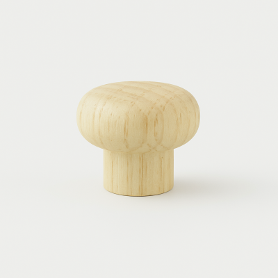 ปุ่มจับไม้ กลม สำหรับตู้เฟอร์นิเจอร์ – Knob Wood Handle ติดตั้งง่าย ดีไซน์มินิมอล